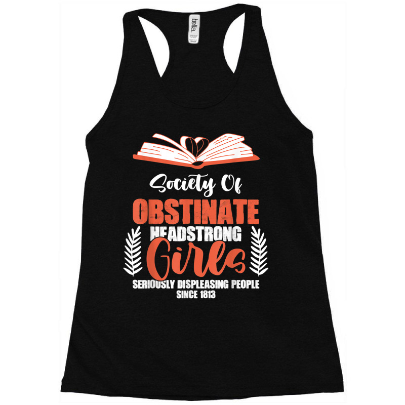 Jane Austen Quote Bookworm Novelist Reading Racerback Tank by Complete | Artistshot