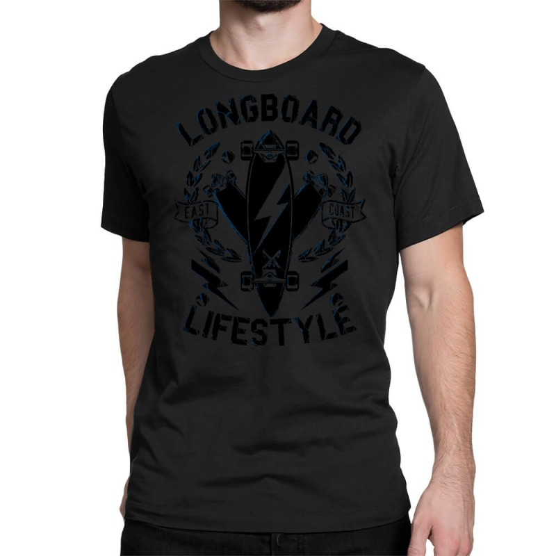 Funky Summer Longboard, Funky Summer Longboard Vintage, Funky Summer L Classic T-shirt | Artistshot