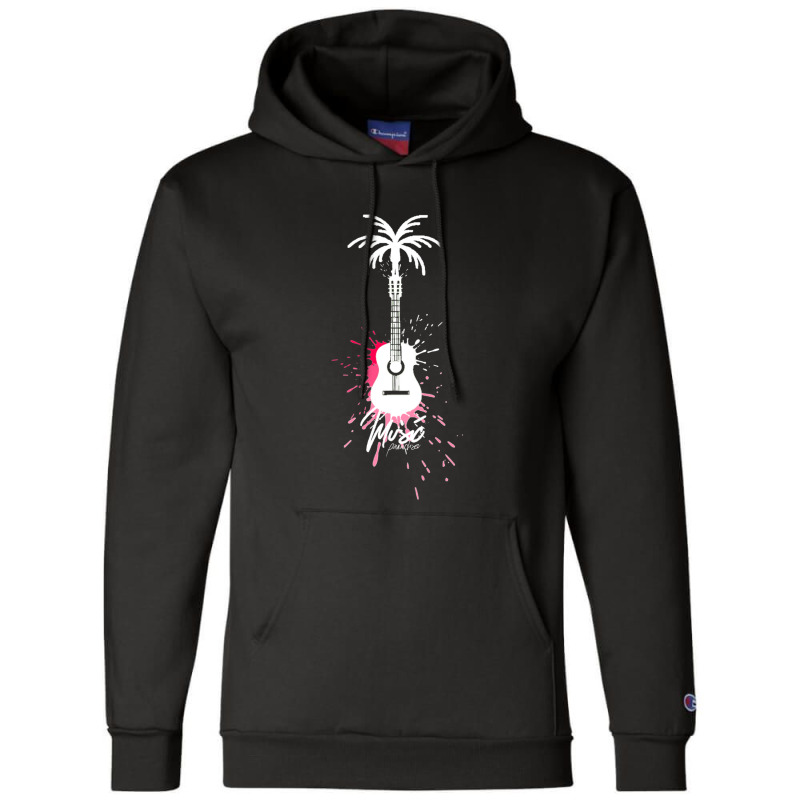 Guitar Music Instrumental For Gifts Champion Hoodie by cm-arts | Artistshot