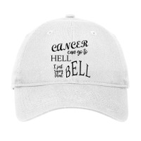 Womens Cancer Can Go To Hell I Just Rang That Bell Cancer Vneck Adjustable Cap | Artistshot