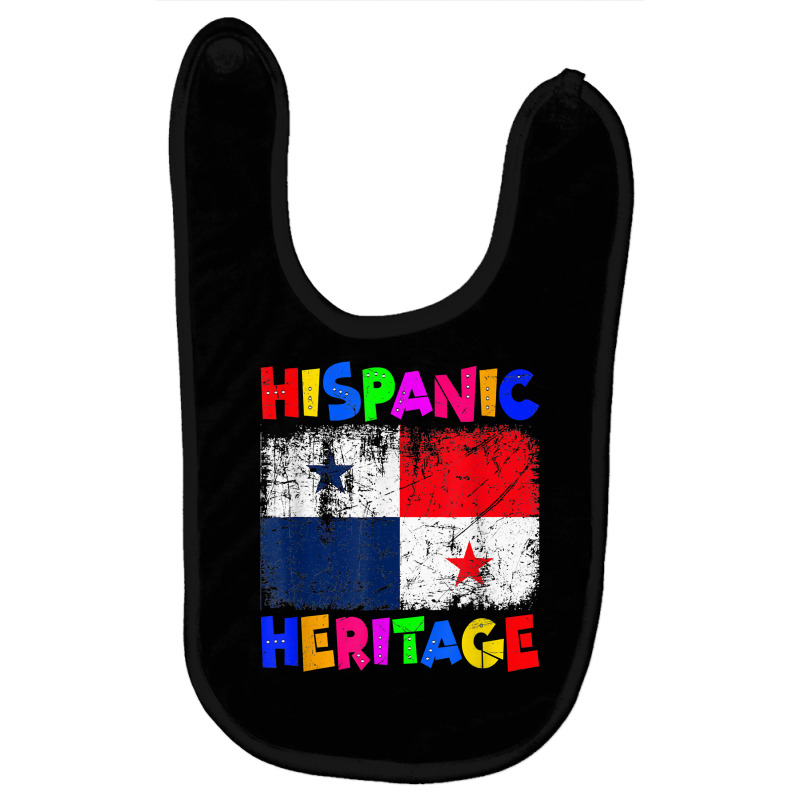 Women Men National Hispanic Heritage Month Latino Panama T Shirt Baby Bibs by cm-arts | Artistshot