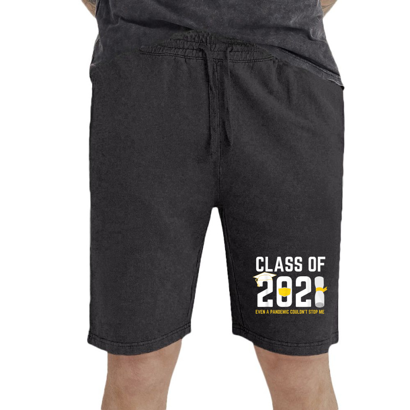 Class Of 2021 Even A Pandemic Couldnt Stop Me Graduation Day T Shirt Vintage Short | Artistshot