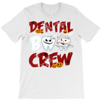 Womens Dental Boo Crew Halloween Dentists Dental Asst Matching Vneck T-shirt | Artistshot