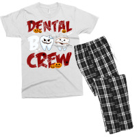 Womens Dental Boo Crew Halloween Dentists Dental Asst Matching Vneck Men's T-shirt Pajama Set | Artistshot