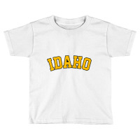 Idaho Baseball Tee, Vandal, College, Potatoe State, Gift Raglan Baseba Toddler T-shirt | Artistshot