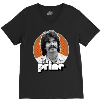 John Prine Retro Distressed Tribute Design V-neck Tee | Artistshot