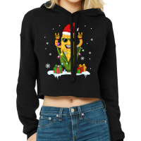 Christmas Funny Corn Design Lights Sweet For Mens Women Boy T Shirt Cropped Hoodie | Artistshot