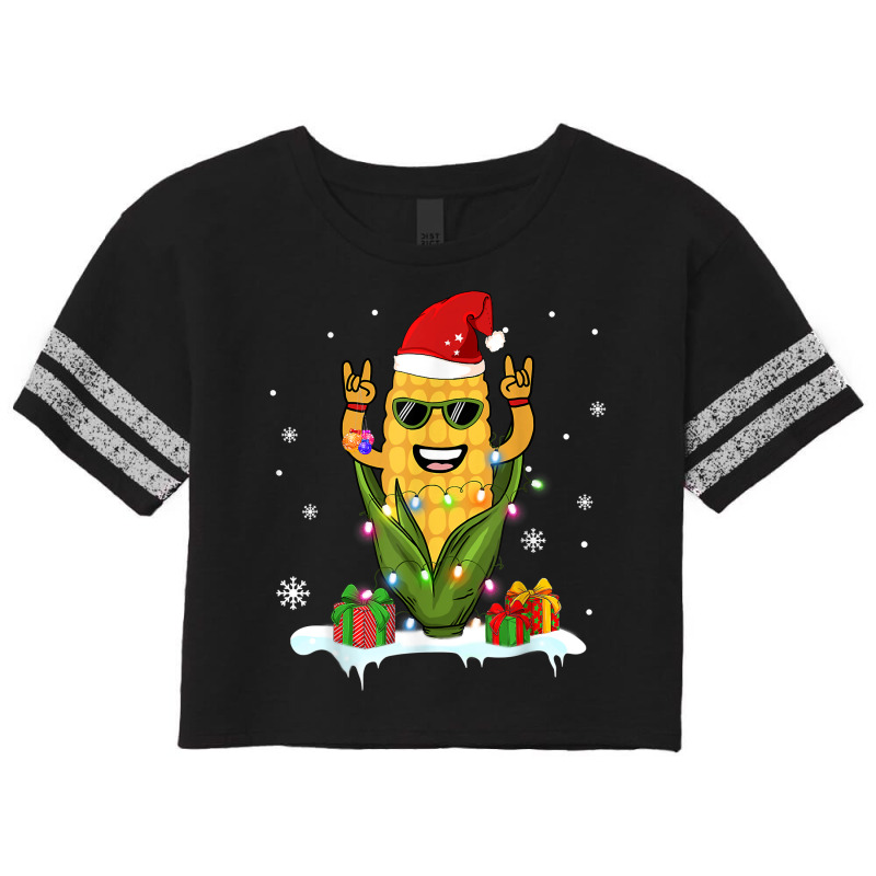 Christmas Funny Corn Design Lights Sweet For Mens Women Boy T Shirt Scorecard Crop Tee by cm-arts | Artistshot