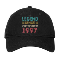 25 Year Old Legend Since October 1997 25th Birthday Vintage Adjustable Cap | Artistshot