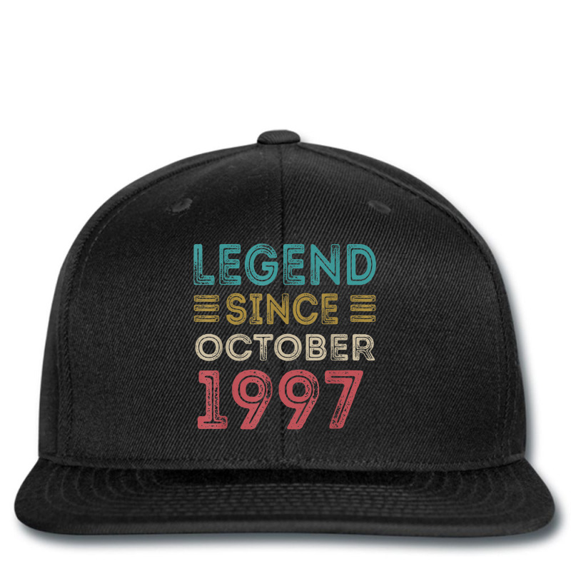 25 Year Old Legend Since October 1997 25th Birthday Vintage Printed Hat | Artistshot