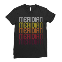 Meridian, Id  Vintage Style Idaho T Shirt Ladies Fitted T-shirt | Artistshot