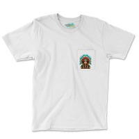 Native American Woman Indian Warrior For Women T Shirt Pocket T-shirt | Artistshot