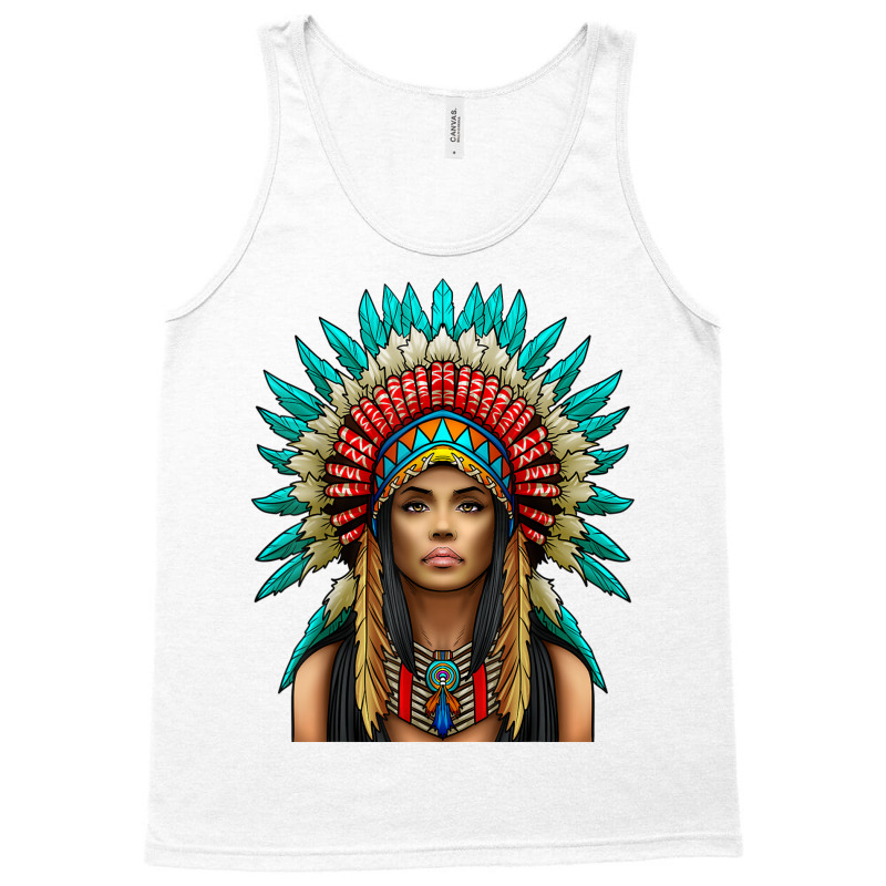 Native American Woman Indian Warrior For Women T Shirt Tank Top | Artistshot