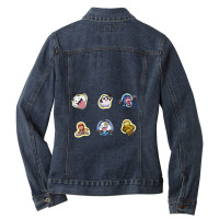 League Of Legends Emotes Ladies Denim Jacket | Artistshot