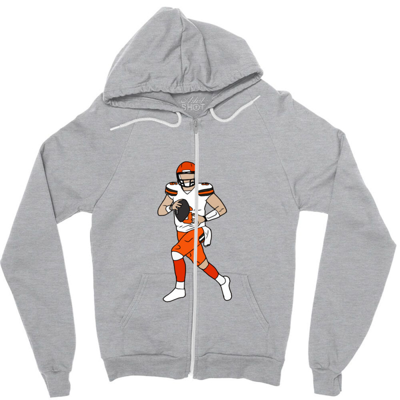 Baker Mayfield Merch Zipper Hoodie by agus loli | Artistshot