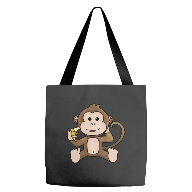 Cheeky Monkey Having A Banana Tote Bags | Artistshot