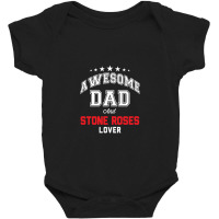 Awesome Dad And Stone Roses Lover Baby Bodysuit | Artistshot