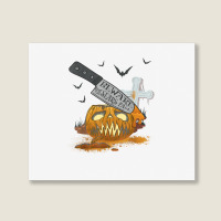 Sears Family Funny Halloween Party T Shirt Landscape Canvas Print | Artistshot