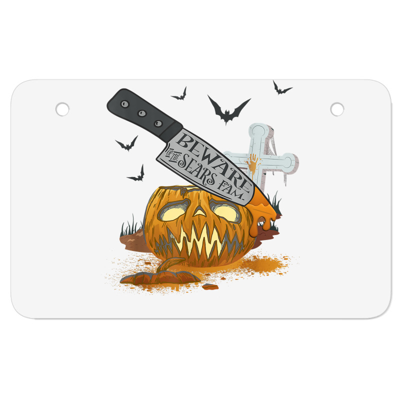 Sears Family Funny Halloween Party T Shirt Atv License Plate | Artistshot