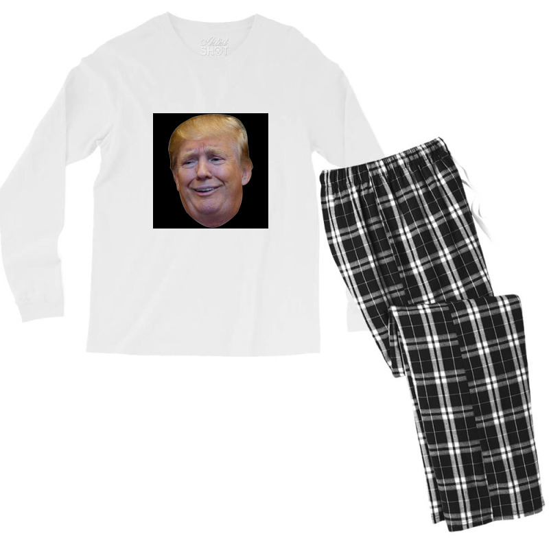 Smug Trump Men's Long Sleeve Pajama Set | Artistshot