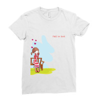 Fall In Love Ladies Fitted T-shirt | Artistshot