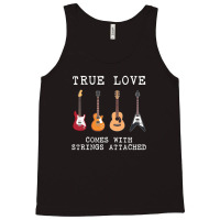 Guitar Player Gift True Love Strings Attached Guitarist Tank Top | Artistshot