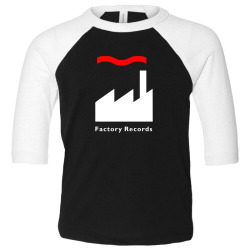 factory records   retro record label   mens music Toddler 3/4 Sleeve Tee | Artistshot
