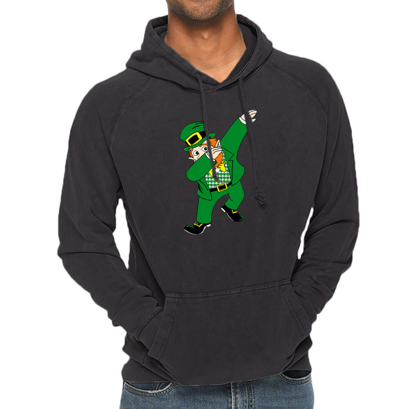 Dabbin' Leprechaun Vintage Hoodie | Artistshot