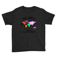 The World Is A Cat Playing With Australia Youth Tee | Artistshot