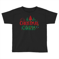 Cute Family Christmas Crew Matching Pajama Gift Lights T Shirt Toddler T-shirt | Artistshot