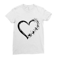 Disability Support Heart Helping Hands Disability Pride Long Sleeve T Ladies Fitted T-shirt | Artistshot