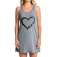 Disability Support Heart Helping Hands Disability Pride Long Sleeve T Tank Dress | Artistshot