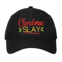 Christmas Slay   Ugly Christmas Adjustable Cap | Artistshot