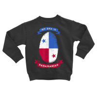 My Dna Is Panamanian Adn Finger Print Panama Country Flag T Shirt Toddler Sweatshirt | Artistshot