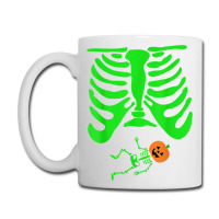 Halloween Green Skeleton X Ray Pregnant Jack O Lantern Coffee Mug | Artistshot