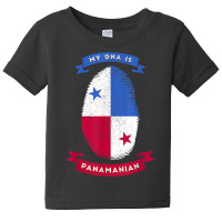 My Dna Is Panamanian Adn Finger Print Panama Country Flag T Shirt Baby Tee | Artistshot