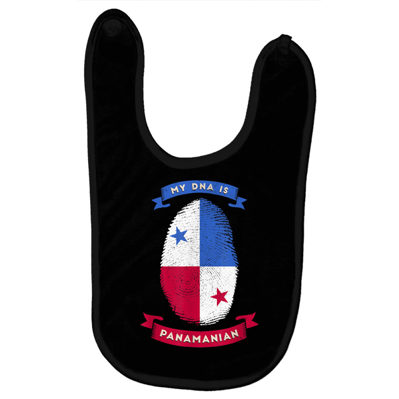 My Dna Is Panamanian Adn Finger Print Panama Country Flag T Shirt Baby Bibs by cm-arts | Artistshot