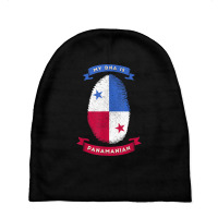 My Dna Is Panamanian Adn Finger Print Panama Country Flag T Shirt Baby Beanies | Artistshot