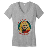 Hard Candy Christmas Parton Women's V-neck T-shirt | Artistshot