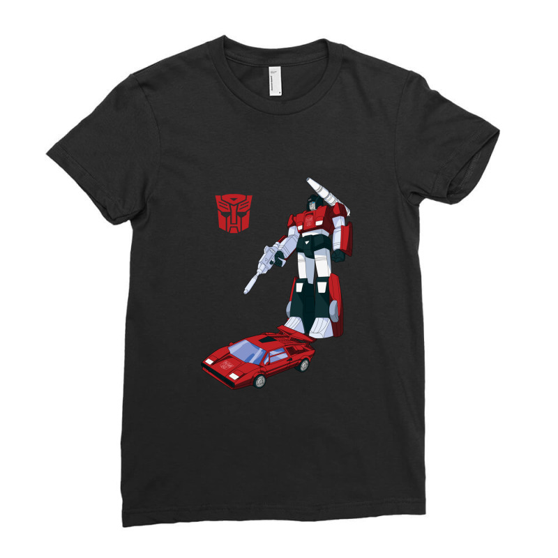 Sideswipe (light Coloured T-shirts) Ladies Fitted T-Shirt by RobertDoss | Artistshot