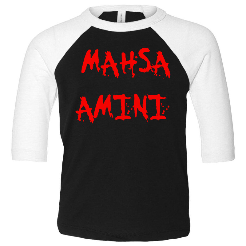 Mahsa Amini Iran #mahsaamini Toddler 3/4 Sleeve Tee by Cilukba | Artistshot