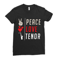 Womens Tenor Musical Instrument Tenor Players Tenor Sax Instruments V Ladies Fitted T-shirt | Artistshot