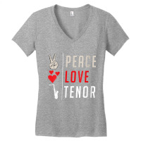 Womens Tenor Musical Instrument Tenor Players Tenor Sax Instruments V Women's V-neck T-shirt | Artistshot