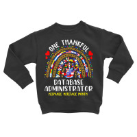 One Thankful Database Administrator Hispanic Heritage Month T Shirt Toddler Sweatshirt | Artistshot