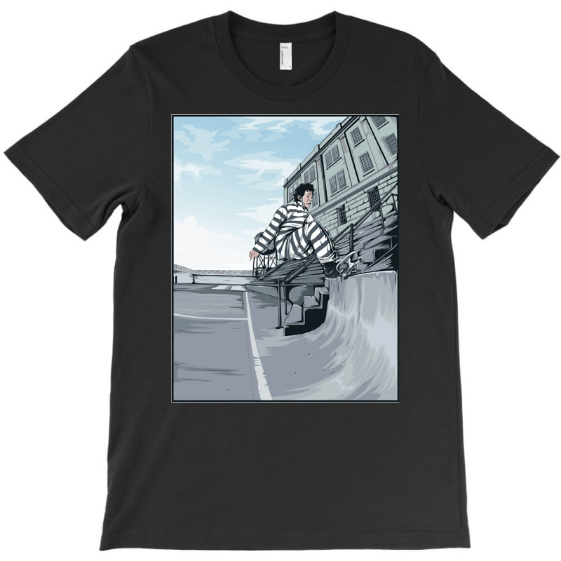 Gonz At Alcatraz, Gonz At Alcatraz Art, Gonz At Alcatraz Painting, Gon T-shirt | Artistshot