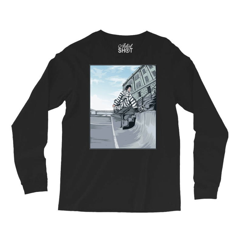 Gonz At Alcatraz, Gonz At Alcatraz Art, Gonz At Alcatraz Painting, Gon Long Sleeve Shirts | Artistshot