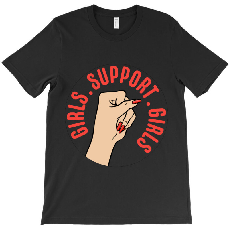 Girls Support Girls Soft Cotton T-shirt | Artistshot