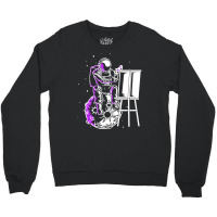 Astronaut On A Planet,  Astronaut On A Planet Art,  Astronaut On A Pla Crewneck Sweatshirt | Artistshot