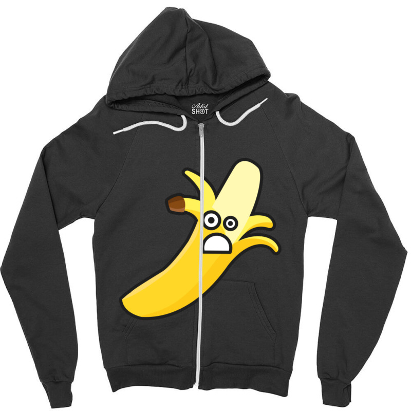 Cute Kawaii Banana Zipper Hoodie | Artistshot