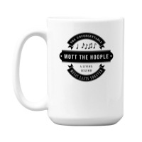 Mott The Hoople The Unforgettable Music Lasts Forever Search Twice For 15 Oz Coffee Mug | Artistshot